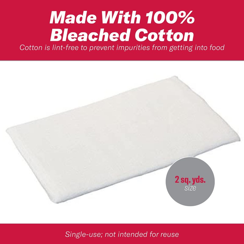 GoodCook Everyday 100% Cotton Cheesecloth, 2 square yards, Bleached