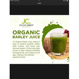 JC Premiere The No. 1 Barley Juice From New Zealand- JC Organic Barley Juice. Gluten free!