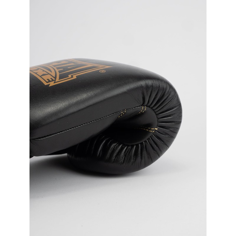 METAL BOXE Thai Leather Boxing Gloves Series Black/Gold 10 oz