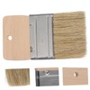 Totority Beach Sand Brush with Handle Natural Boar Bristle Painting