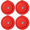 Replacement Lids for Pyrex 7200-PC 2 Cup, Silicone Round Storage