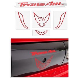 Trans Am Rear Panel Overlay Decal - 93-02 Trans Am - (Color: Gloss Red)