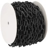 MANCHAP 164 Ft Black Plastic Chain Links, Plastic Barrier Chain,