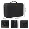 Relavel Makeup Train Case 3 Layer Large Size Professional Cosmetic