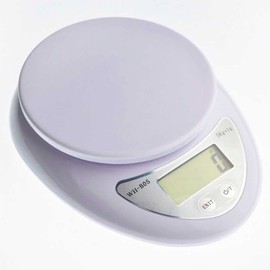 OcioDual 5kg 5000g/1g Digitale Küchenwaage Digital Küche Scale Waage Präzisionswaage Weiß