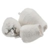 JUNLICN 3 Pcs White Flannelette Polishing Cone, 1/4" Shank Conical