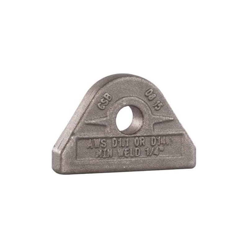 MAG-MATE PE0100 Weld-On Pad Eye, 1 Tons Working Load Limit,