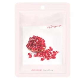 끈적임 없이 촉촉하게 스며드는 석류 마스크팩 10매 Pomegranate Mask Pack 10 Sheets, Non-Sticky and Deeply Moisturizing