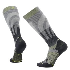 Smartwool Mens Run Targeted Cushion Compression OTC Socks Medium Gray Large