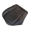 NLQR Black Front Passenger Side Bottom Microfiber Leather Seat Cover