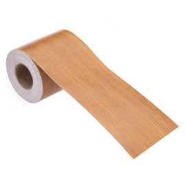 MECCANIXITY Wood Grain Repair Tape, 2 Inch x 33 Feet Self Adhesive Wood Grain Tape Multi-Purpose Wallpaper Border Trim for Furniture Floors Windows Doors Tables Home DIY Projects, Honey Maple