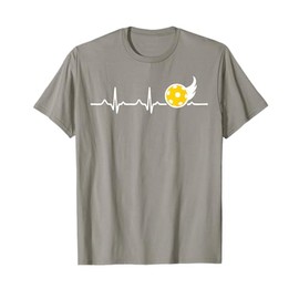 Heartbeat I love pickleball funny gift for pickleball fan T-Shirt