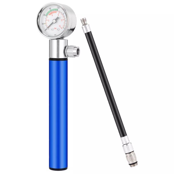 None Bike Pump with Pressure Gauge Air for Bicycles Easy