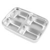 Lunch Box 4 Compartments 304 Stainless Steel Tableware Portable Lunch