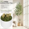 HZXGCP Olive Tree Olive 7 feet, Artificial Olive Tree with