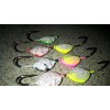 T&A Jigs 9PK TOG BLACKFISH Mixed CRACKED COLORS Ocean Sea
