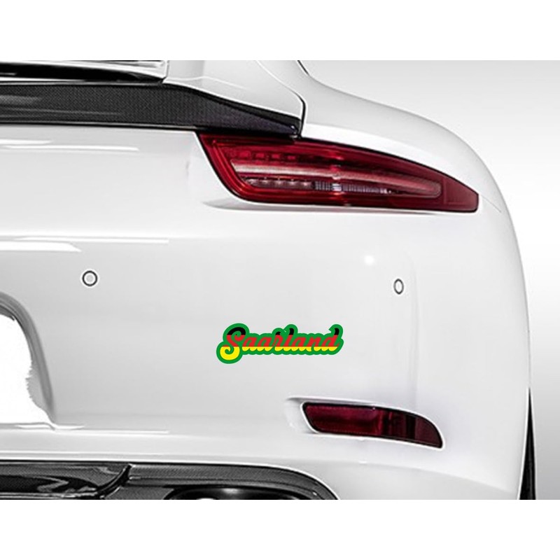 daged Saarland Germany Key Fob Metal Key Ring 3D Effect