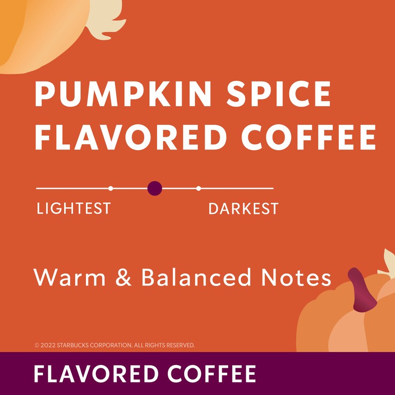 Starbucks Flavored Ground Coffee, Pumpkin Spice Flavored Coffee, Limited Edition