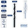 Box Of 10 x 4mm HSS Jobber Drill Bits -