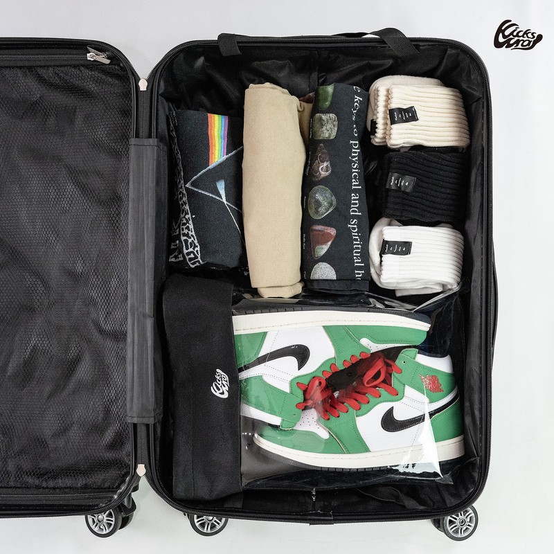KicksWrap Shoes Bag 2.0 (Shoe Bag 2.0) Activated Carbon Included,