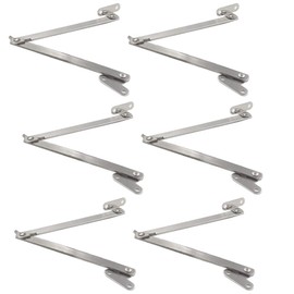 Rannb Folding Support Hinge Rotatable Furniture Lid Hinge Stay - Pack of 6pcs
