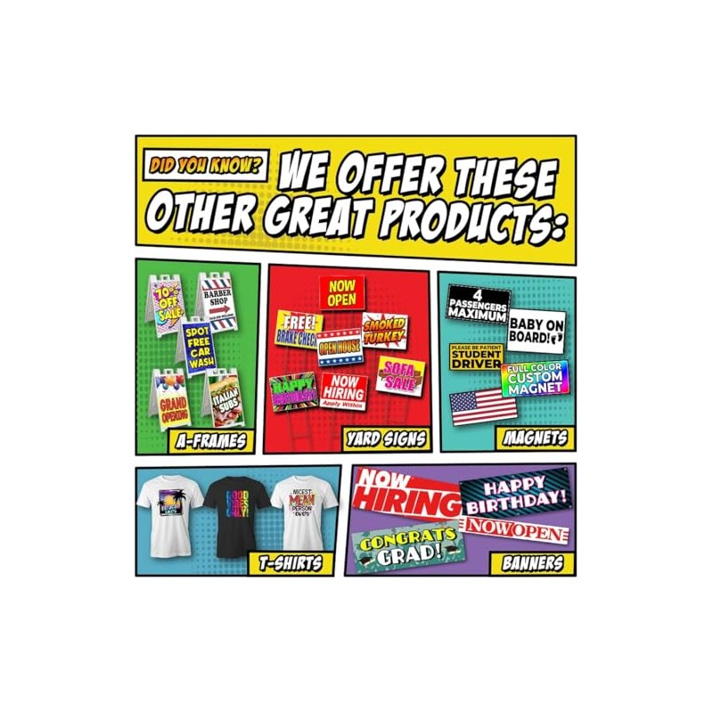 Fireworks Banner 13 oz | Non-Fabric | Heavy-Duty Vinyl Single-Sided