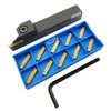 ASZLBYM Lathe Grooving Tool Holder Grooving Cut-Off Tool Holder MGEHR1616-2.5