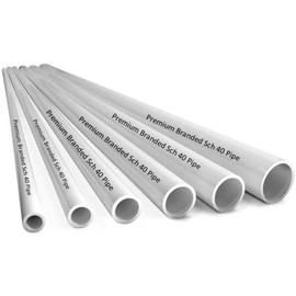 PVC Pipe Sch40 1-1/4 Inch (1.25) White Custom Length 3FT Feet