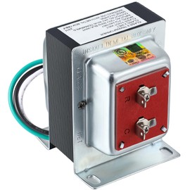 Maxdot Doorbell Transformer 24v 40VA Compatible with Ring Wired Video Doorbell, UL Listed Safe Wired 24 Volt Doorbell Kit, Easy to Install Door Bell Transformer for Home(1 Pcs)