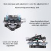 Diameter 85 mm Tripod Levelling Base, Camera Leveling Machine, Aluminium,