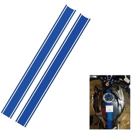 Aytile Bike Sticker Stripe Tank Body Reflective Line Motorcycle 1.8 x 19.7 inches (4.5 x 50 cm) Set of 2 (Blue)