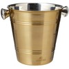 Viners Barware Gold 1 Litre Stainless Steel Single Wall Ice