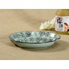 Nishida 120044 No. 7.5 3-Compartment Plate (Blue Camellia), Home Restaurant,