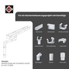 INEFA Gutter Holder Box Gutter Steel NW68 / 68 mm