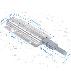 Push Open Door Opener Cupboard Push to Open Door Opener Jiayi Pack of 8 Push Open Magnetic Tip on Fitting Drawers Pressure Opener Cabinet Door Opener Pressure Magnetic Catch Push Catches