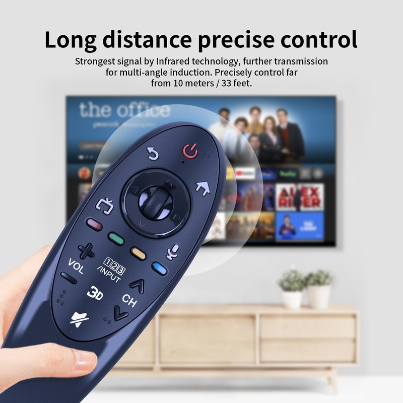 GOUYESHO AN-MR500G Replacement Remote Control for LG Smart TV Compatible