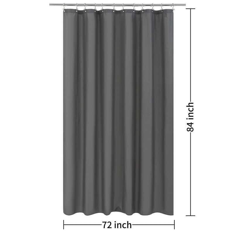 ALYVIA SPRING Extra Long Fabric Shower Curtain Liner Waterproof -
