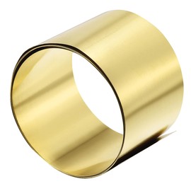 TA-VIGOR 1Pcs Brass Sheet Roll, 1000mm x 50mm x 0.1mm Metal Foil Plate Roll Brass Metal Thin Sheet Strip for Crafts, Electrical Repairs, DIY Projects, Grounding