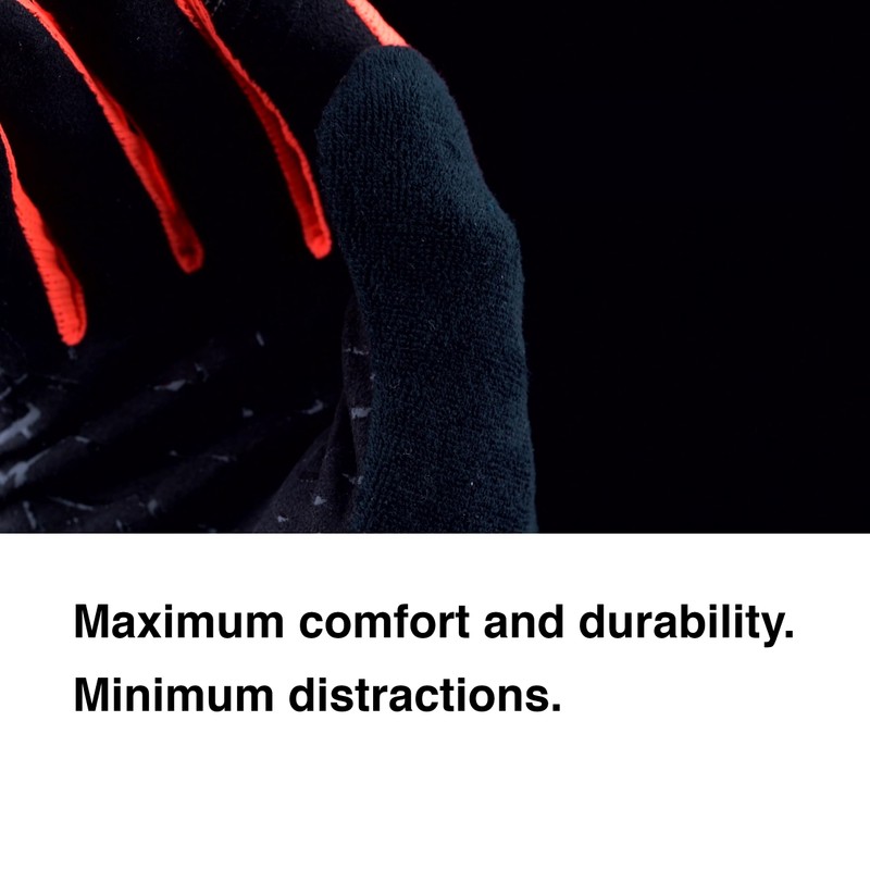 100% Ridecamp Gloves, Adult (Red, Large), L