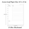Letter Size Cornell Notes Filler Paper - 11 TUL Disc