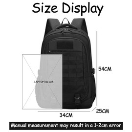 Lawaia Backpack Mens Rucksack for Men 45L Waterproof Backpack Tactical Backpack Military Rucksack Hiking Backpack Waterproof Rucksack Outdoor Sports Fishing Bag