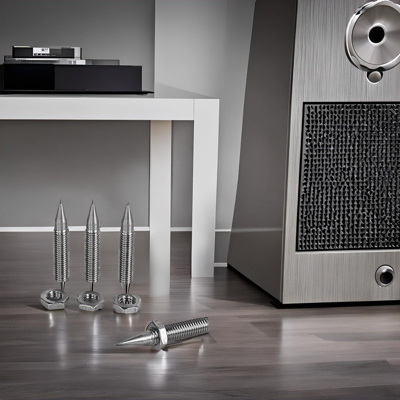 PrecisionGeek - M8 Stainless Steel Speaker Spikes L=45mm (incl. 4x