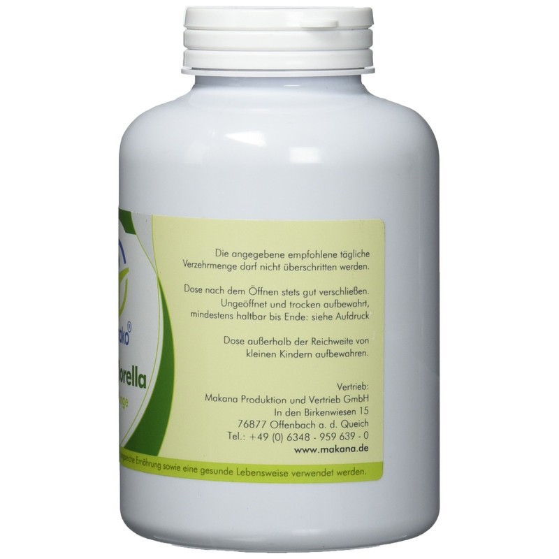 manako Organic chlorella pellets (400 mg chlorella powder from chlorella