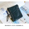 AMgrocery Men's Bi-fold Mini Wallet, Genuine Leather, Prevents Skimming, Menu,
