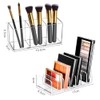 Organizador Brochas y Paletas Maquillaje Transparente Acrílico