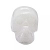 Amazing Gemstone INC Snow Quartz Crystal Skull