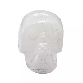 Amazing Gemstone INC Snow Quartz Crystal Skull