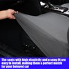 BESULEN Car Back Seat Cover, Dustproof Elastic Cloth Vehicle Rear