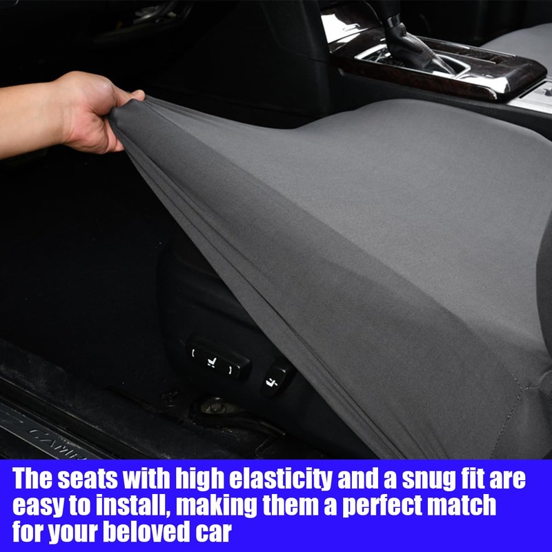 BESULEN Car Back Seat Cover, Dustproof Elastic Cloth Vehicle Rear