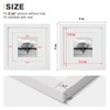 Egofine 8x8 Picture Frames 4 PCS - Made of Solid